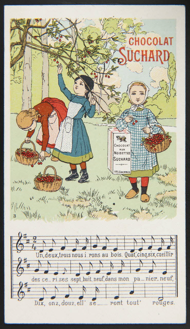 Suchard Philippe carte réclame chromo Neuchâtel 1880-1914 1996.40.236.2 Photo