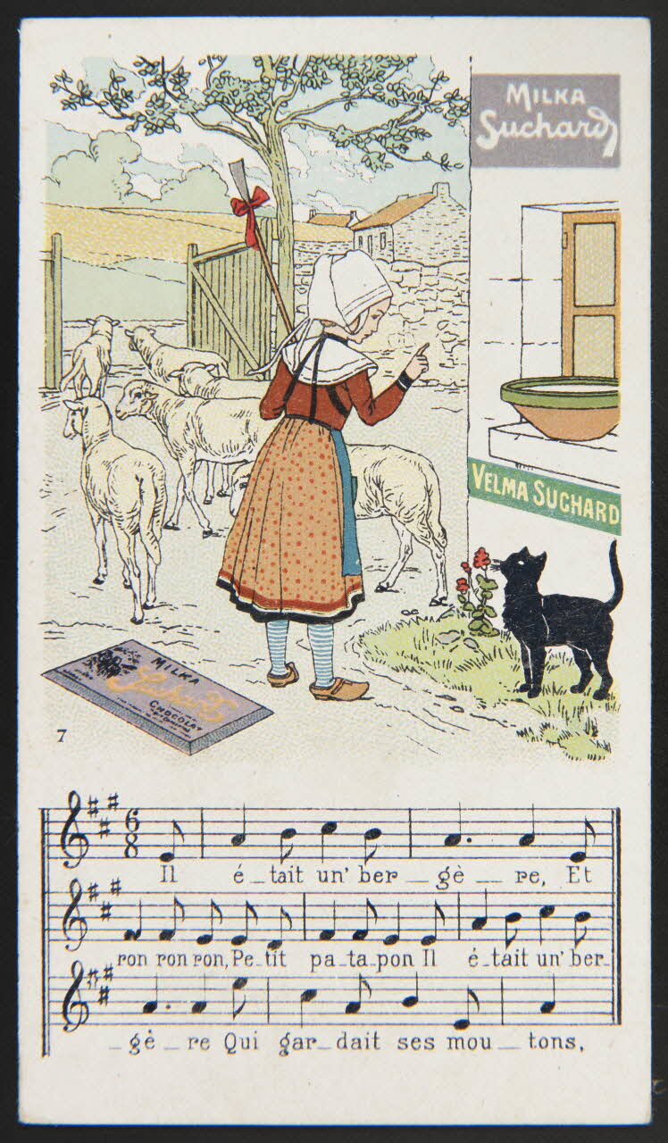 Suchard Philippe carte réclame chromo Neuchâtel 1880-1914 1996.40.236.6  Photo