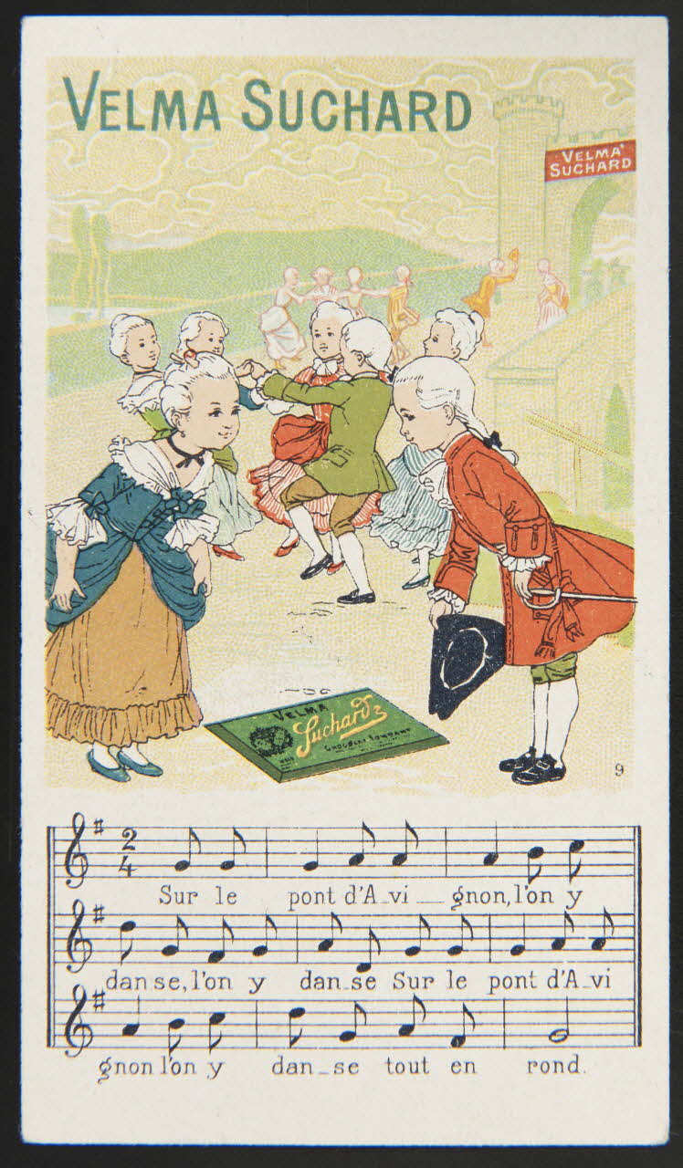 Suchard Philippe carte réclame chromo Neuchâtel 1880-1914 1996.40.236.8 Photo