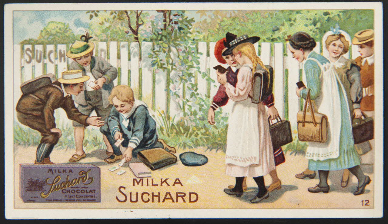 Suchard Philippe carte réclame chromo Neuchâtel 1880-1914 1996.40.237.2 Photo