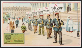 Suchard Philippe carte réclame chromo Neuchâtel 1880-1914 1996.40.238.1 Photo