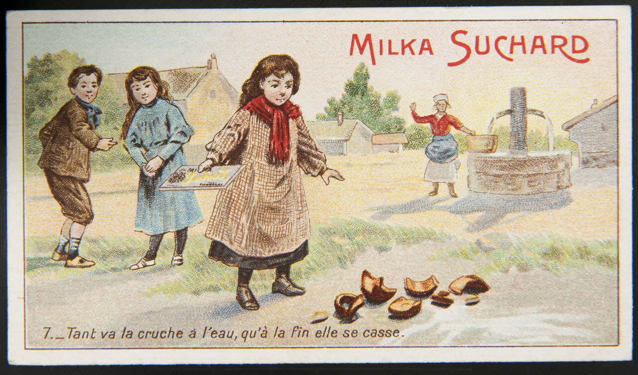 Suchard Philippe carte réclame chromo Neuchâtel 1880-1914 1996.40.240.6 Photo