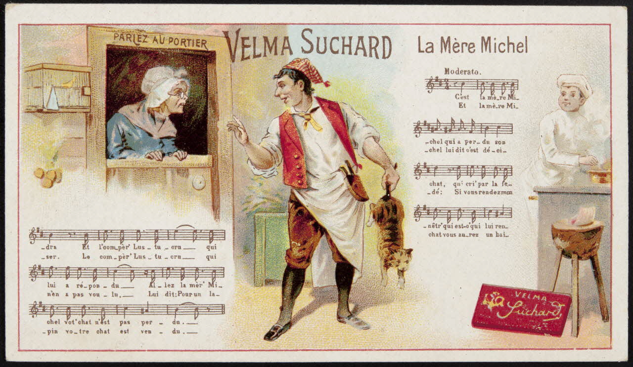 Suchard Philippe carte réclame chromo Neuchâtel 1880-1914 1996.40.241.2 Photo