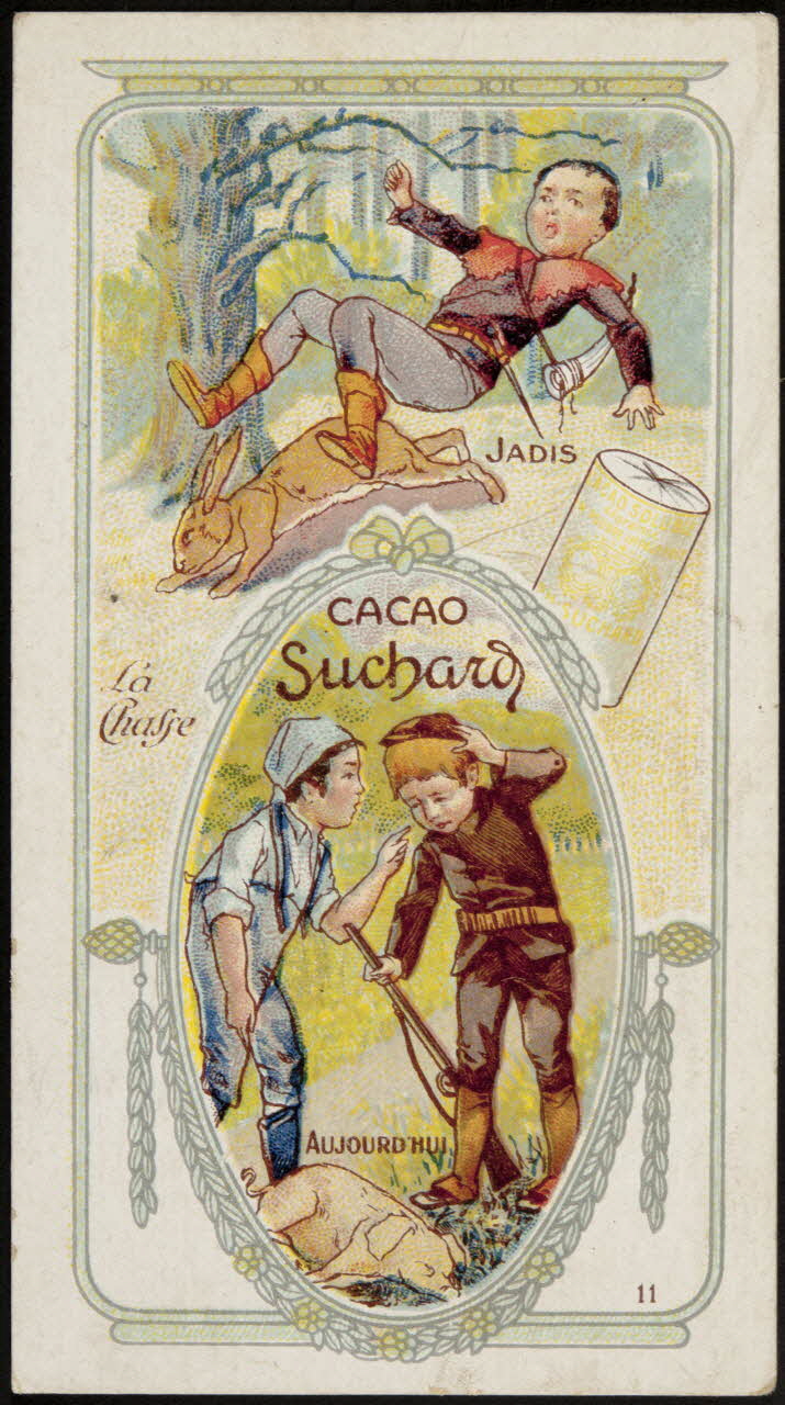 Suchard Philippe carte réclame chromo Neuchâtel 1880-1914 1996.40.244.3 Photo