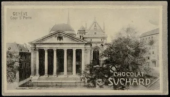 Suchard Philippe carte réclame chromo Neuchâtel 1880-1914 1996.40.246.33  Photo