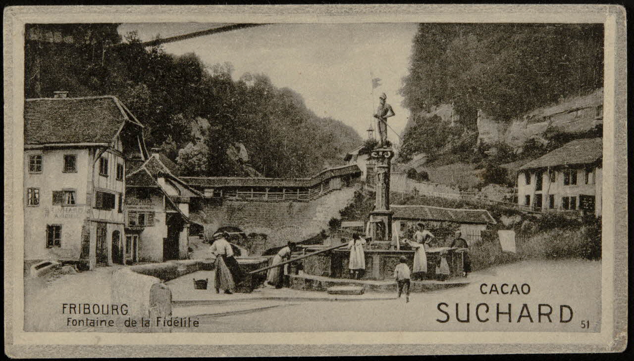 Suchard Philippe carte réclame chromo Neuchâtel 1880-1914 1996.40.246.5 Photo