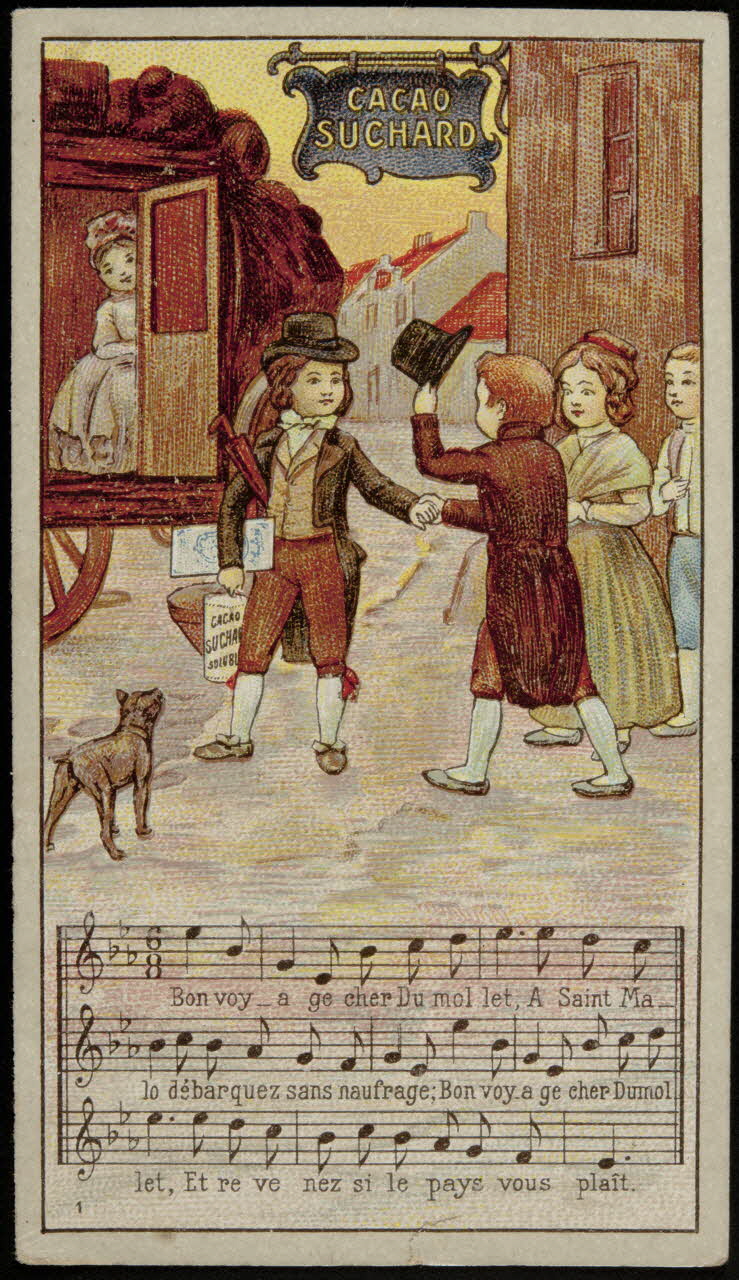 Suchard Philippe carte réclame chromo Neuchâtel 1880-1914 1996.40.247.1 Photo