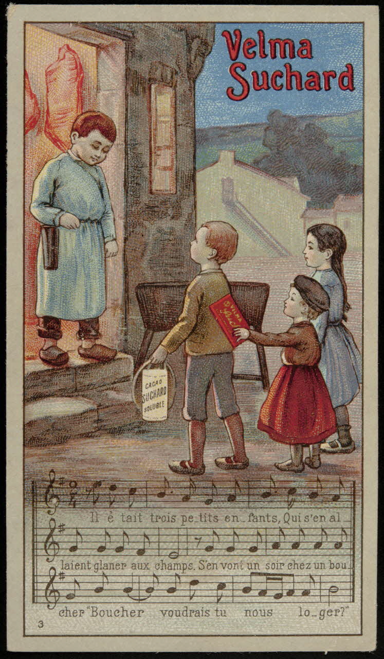 Suchard Philippe carte réclame chromo Neuchâtel 1880-1914 1996.40.247.2 Photo