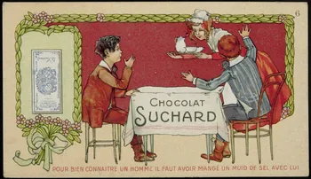 Suchard Philippe carte réclame chromo Neuchâtel 1880-1914 1996.40.248.4 Photo