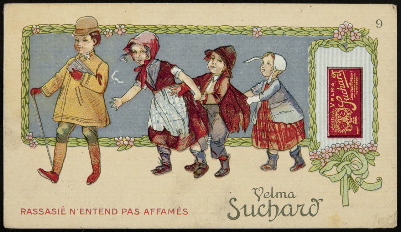 Suchard Philippe carte réclame chromo Neuchâtel 1880-1914 1996.40.248.5 Photo