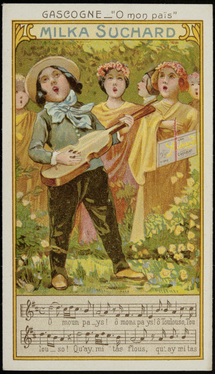 Suchard Philippe carte réclame chromo Neuchâtel 1880-1914 1996.40.249.1 Photo