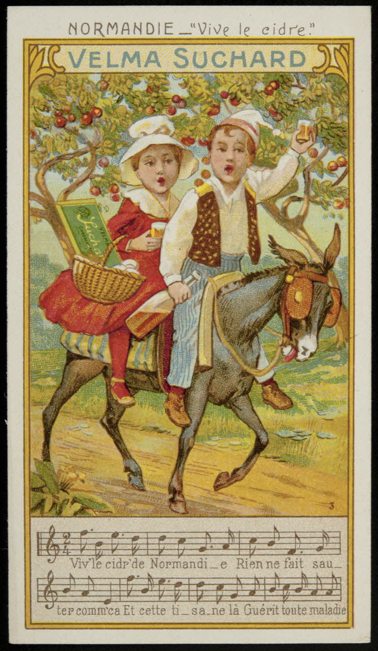 Suchard Philippe carte réclame chromo Neuchâtel 1880-1914 1996.40.249.3 Photo