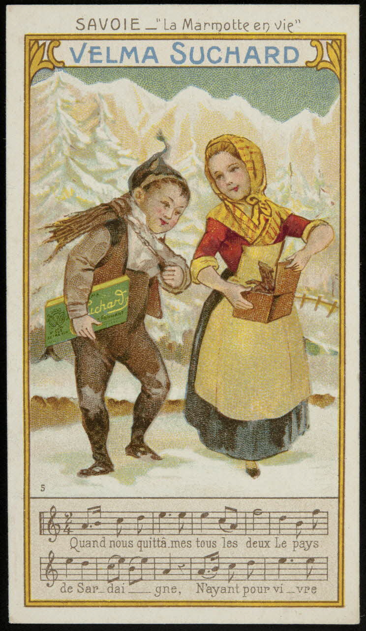 Suchard Philippe carte réclame chromo Neuchâtel 1880-1914 1996.40.249.4 Photo