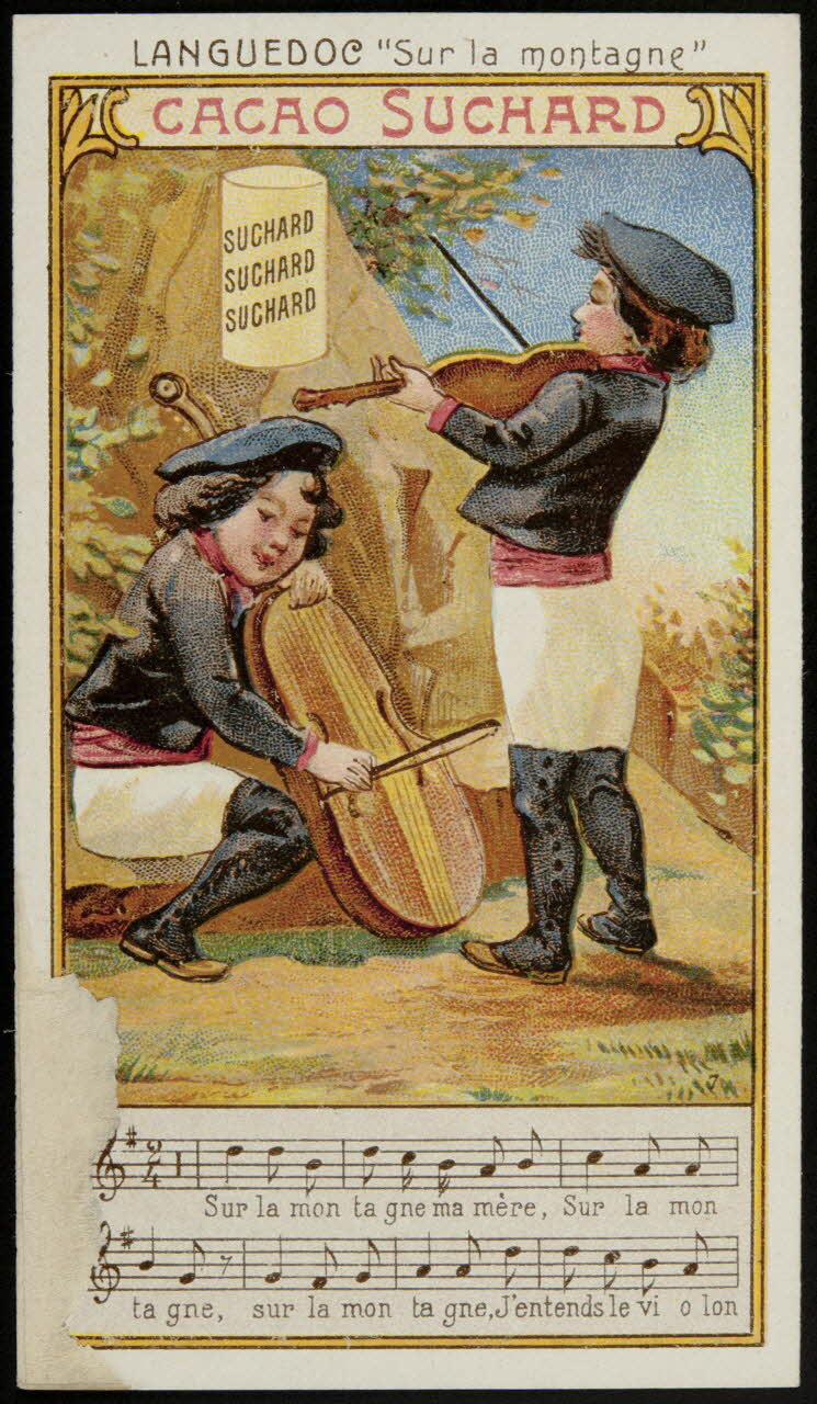 Suchard Philippe carte réclame chromo Neuchâtel 1880-1914 1996.40.249.5 Photo