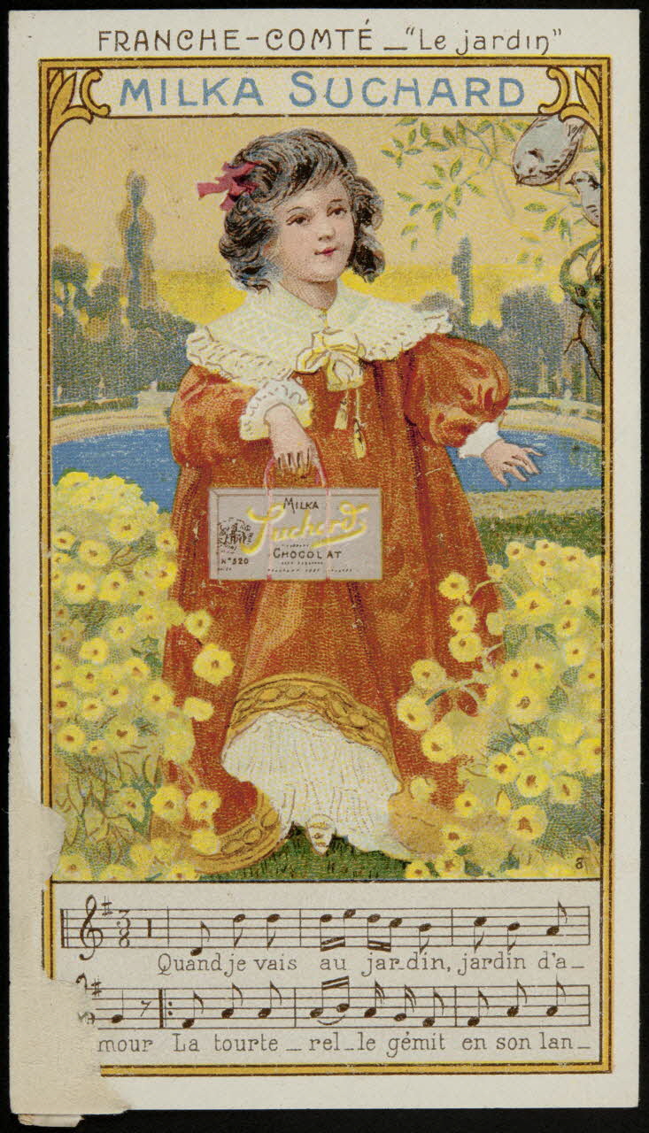 Suchard Philippe carte réclame chromo Neuchâtel 1880-1914 1996.40.249.6 Photo