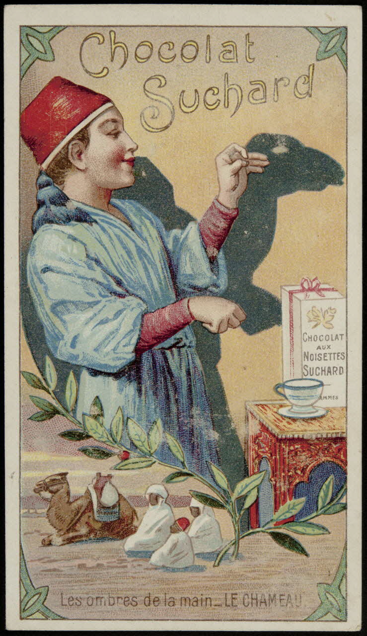 Suchard Philippe carte réclame chromo Neuchâtel 1880-1914 1996.40.250.1 Photo