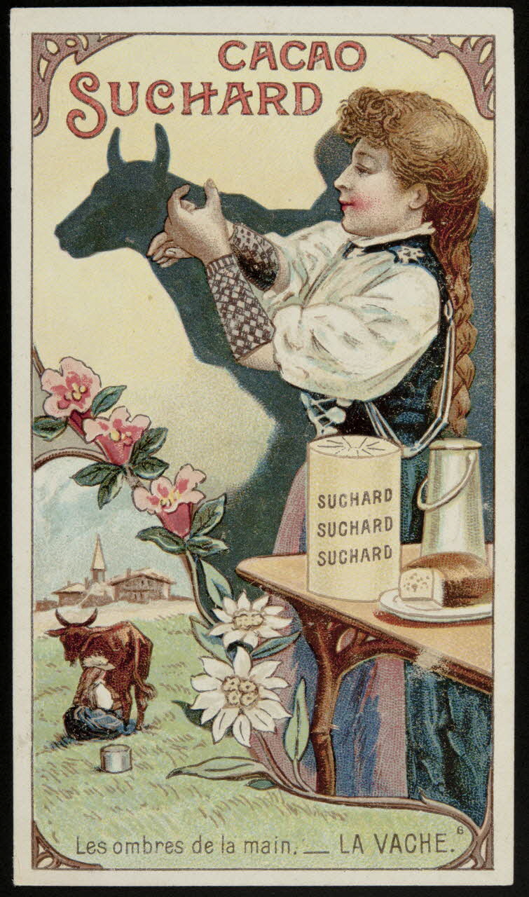 Suchard Philippe carte réclame chromo Neuchâtel 1880-1914 1996.40.250.6 Photo