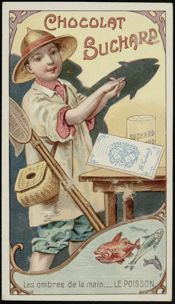 Suchard Philippe carte réclame chromo Neuchâtel 1880-1914 1996.40.250.7 Photo