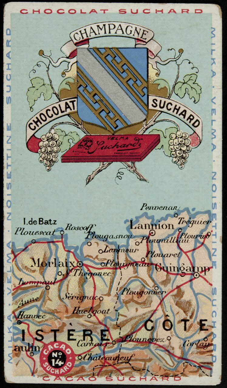 Suchard Philippe carte réclame chromo Neuchâtel 1880-1914 1996.40.252.1 Photo