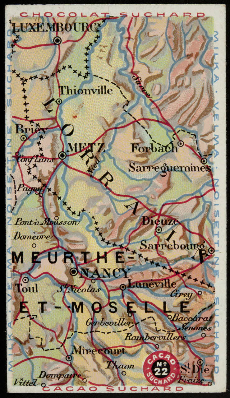 Suchard Philippe carte réclame chromo Neuchâtel, Suisse 1880-1914 1996.40.252.2 Photo