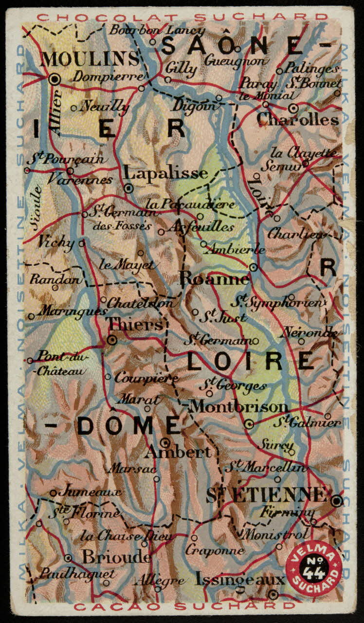 Suchard Philippe carte réclame chromo Neuchâtel 1880-1914 1996.40.252.4 Photo