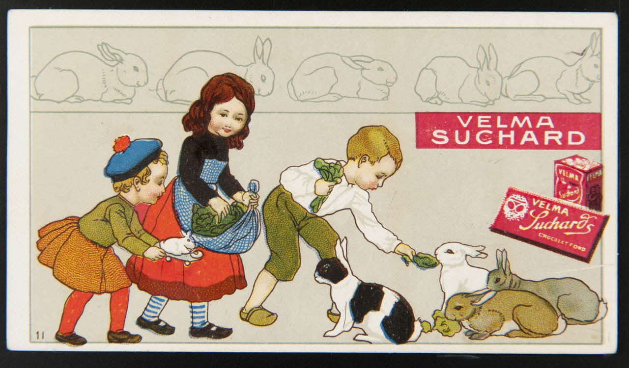 Suchard Philippe carte réclame chromo Neuchâtel 1880-1914 1996.40.254.1 Photo