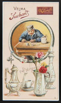 Suchard Philippe carte réclame chromo Neuchâtel 1880-1914 1996.40.256.1 Photo