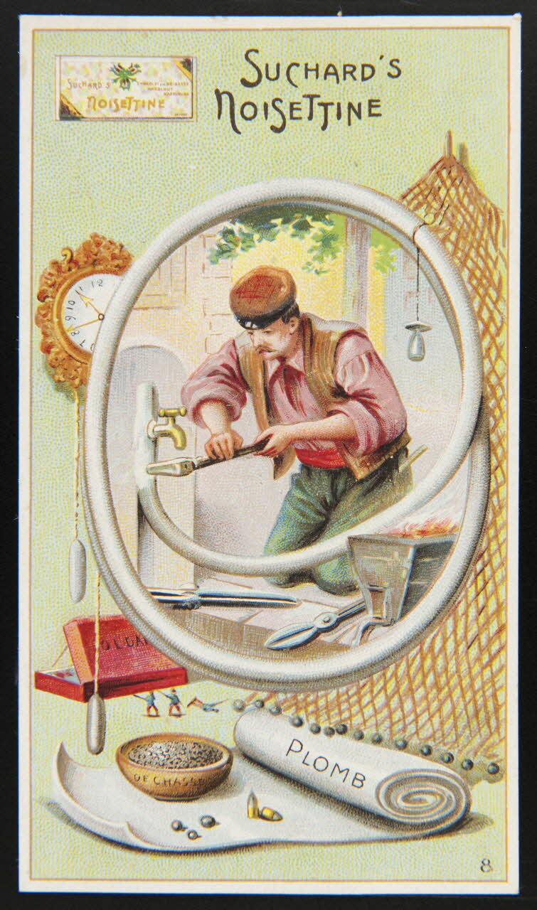 Suchard Philippe carte réclame chromo Neuchâtel 1880-1914 1996.40.256.3 Photo