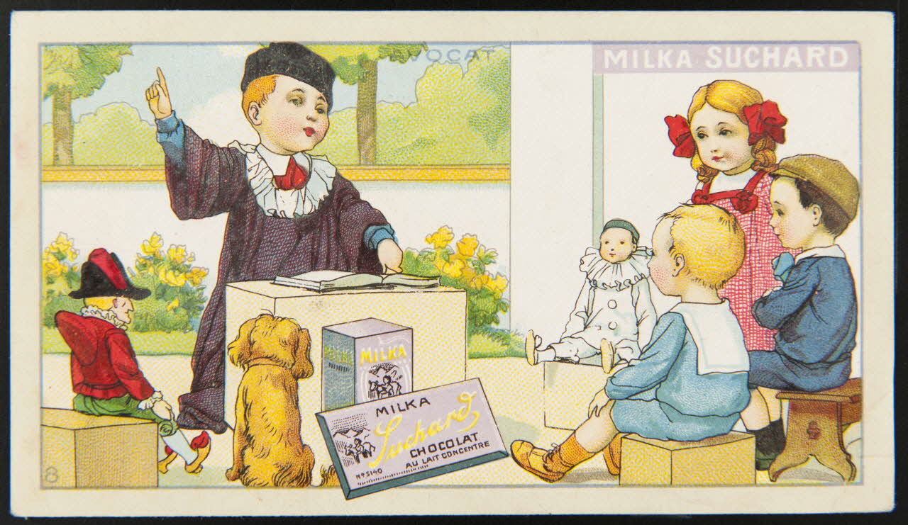 Suchard Philippe carte réclame chromo Neuchâtel 1880-1914 1996.40.258.1 Photo