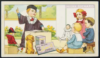 Suchard Philippe carte réclame chromo Neuchâtel 1880-1914 1996.40.258.1 Photo