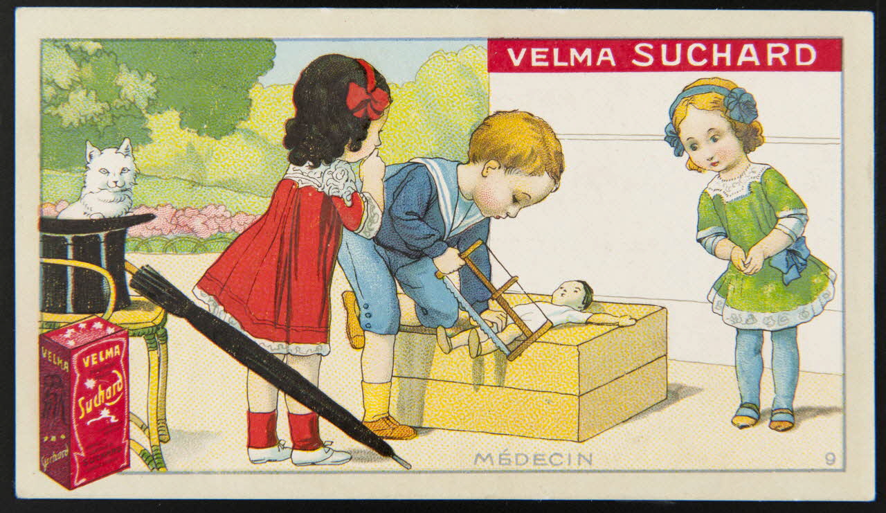 Suchard Philippe carte réclame chromo Neuchâtel 1880-1914 1996.40.258.2 Photo