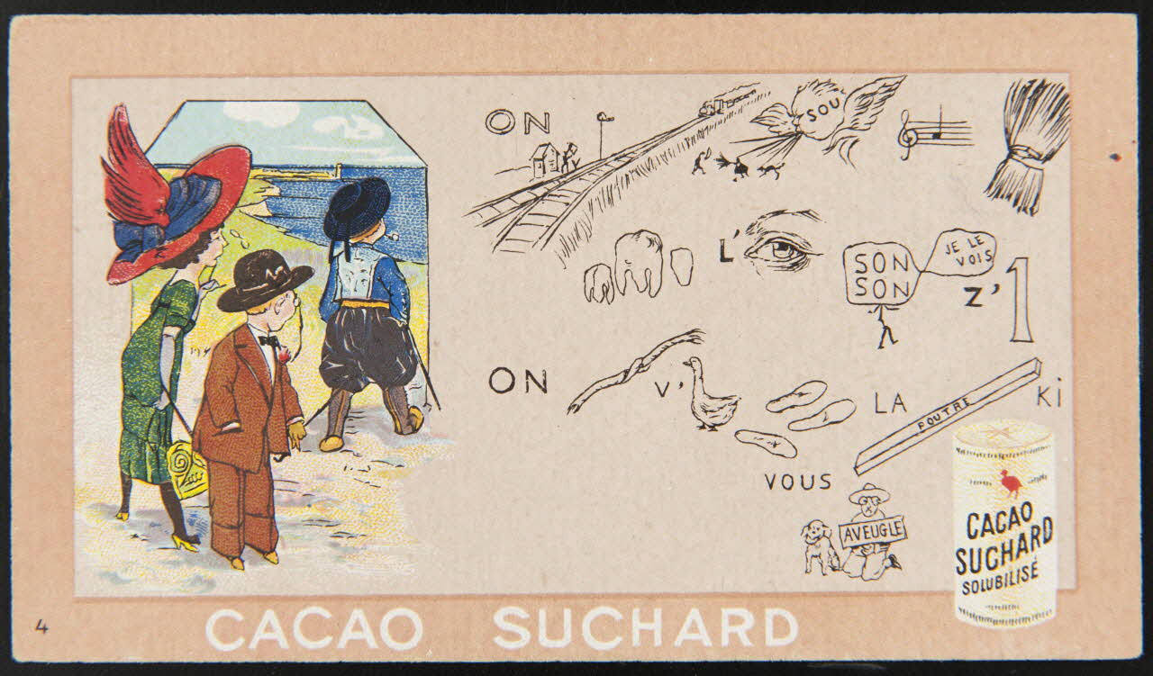 Suchard Philippe carte réclame chromo Neuchâtel 1880-1914 1996.40.260.1 Photo