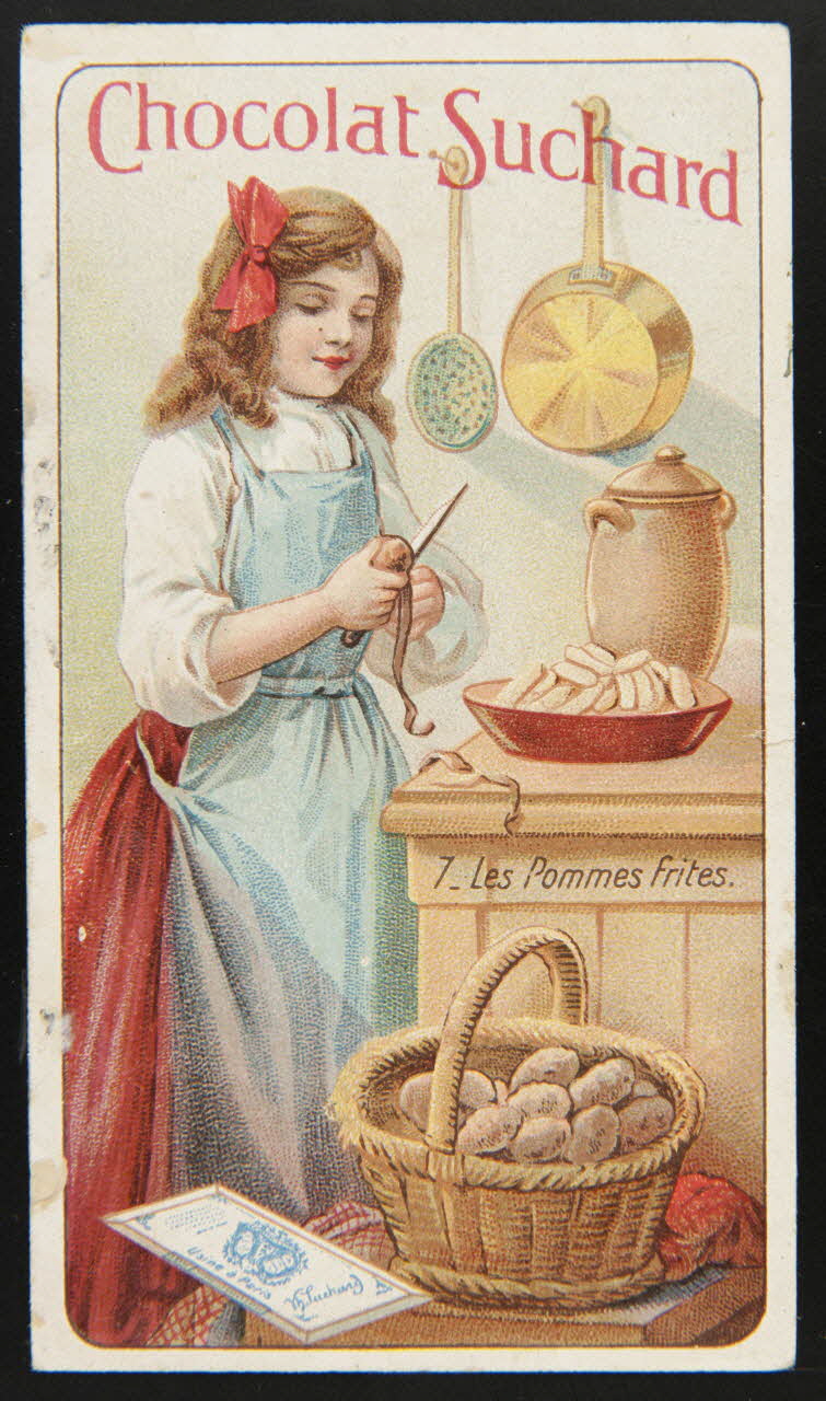 Suchard Philippe carte réclame chromo Neuchâtel 1880-1914 1996.40.262.1 Photo