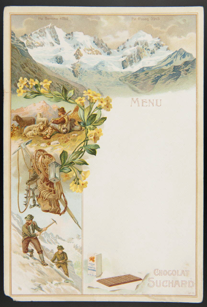 Suchard Philippe carte réclame chromo Neuchâtel 1880-1914 1996.40.264.1 Photo