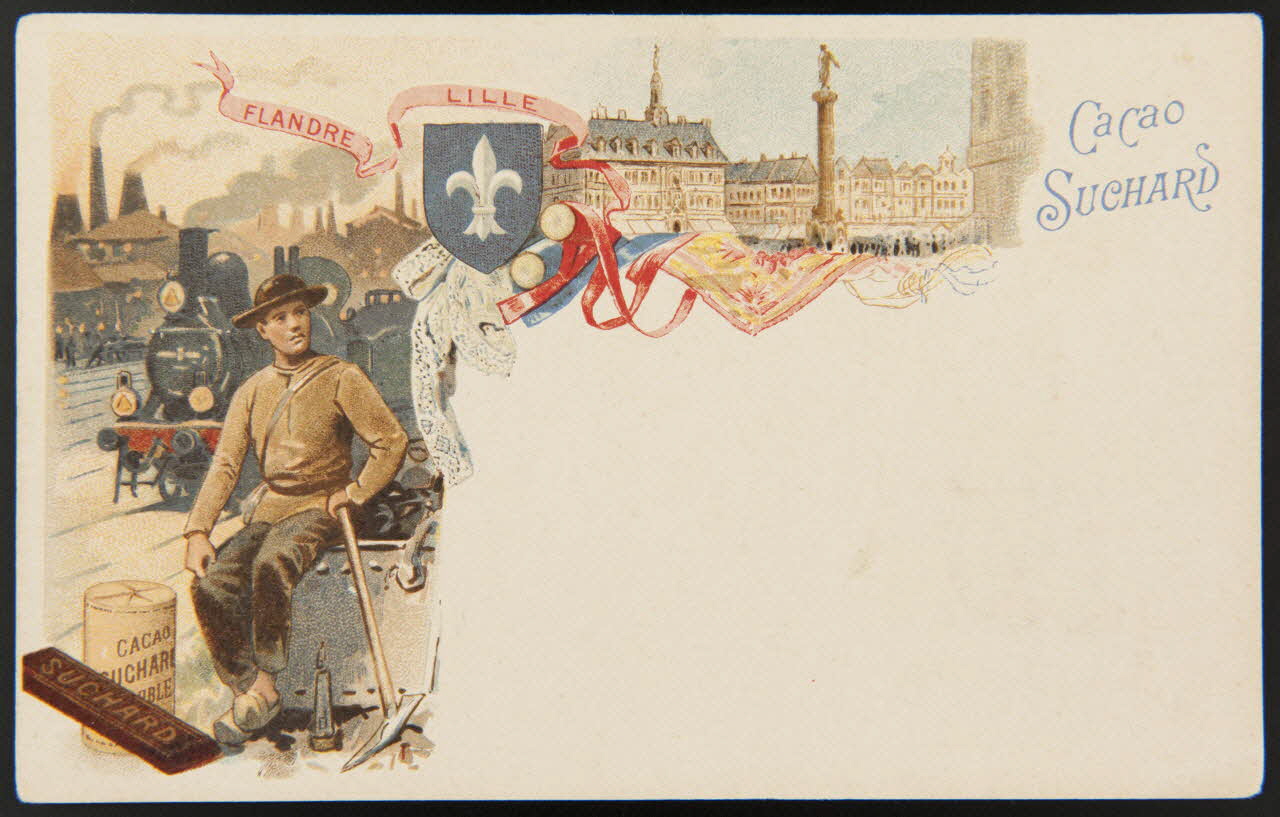 Suchard Philippe carte réclame chromo Neuchâtel 1880-1914 1996.40.266.1 Photo