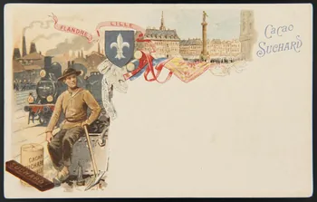 Suchard Philippe carte réclame chromo Neuchâtel 1880-1914 1996.40.266.1 Photo