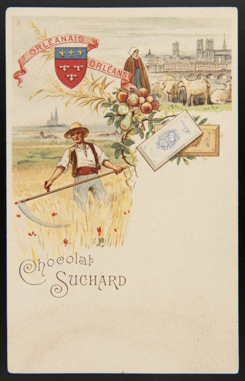 Suchard Philippe carte réclame chromo Neuchâtel 1880-1914 1996.40.266.2 Photo