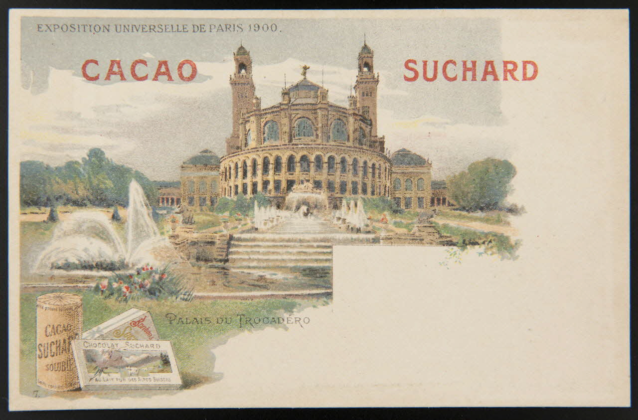 Suchard Philippe carte réclame chromo Neuchâtel 1880-1914 1996.40.267.3 Photo