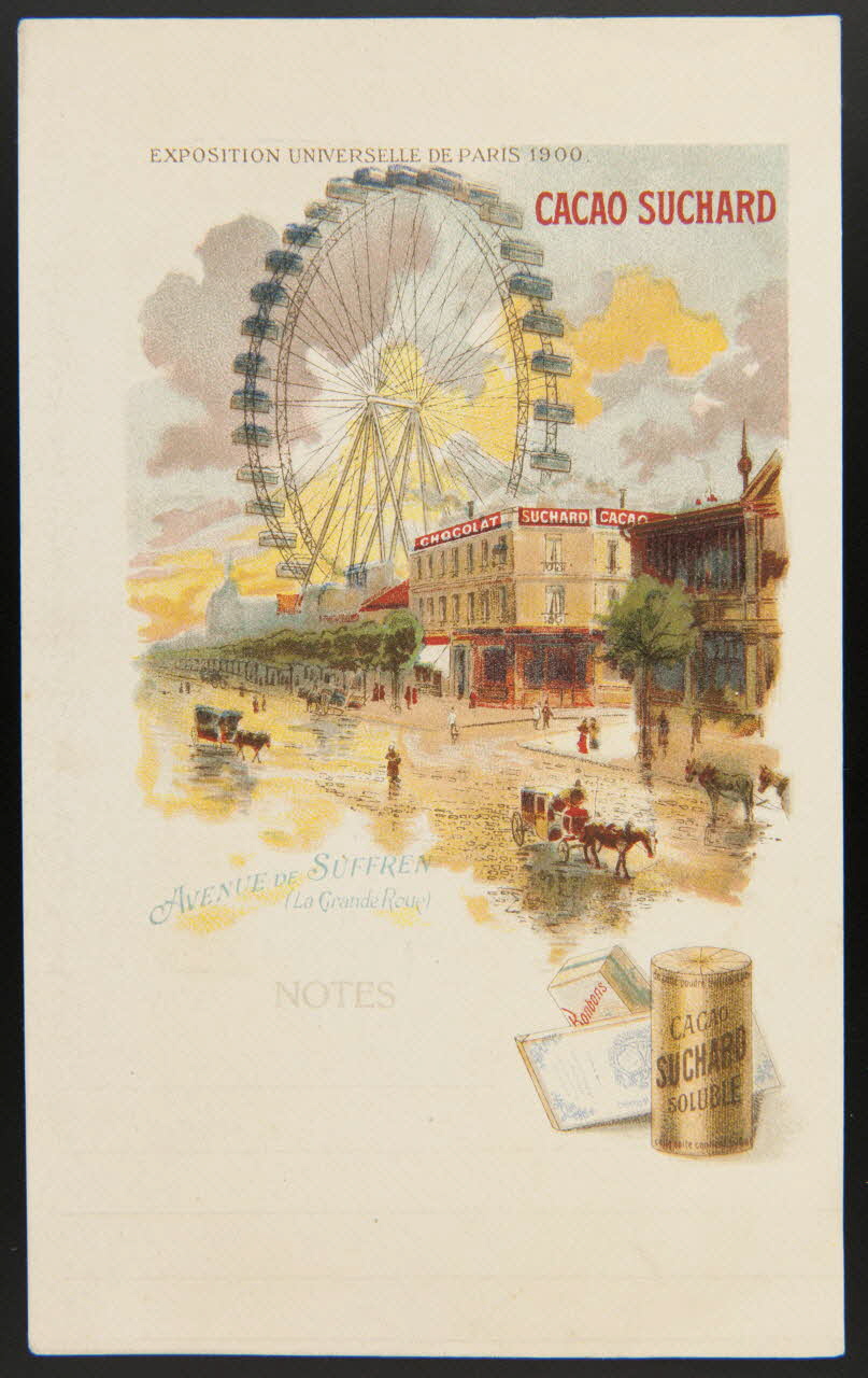 Suchard Philippe carte réclame chromo Neuchâtel 1880-1914 1996.40.267.6 Photo