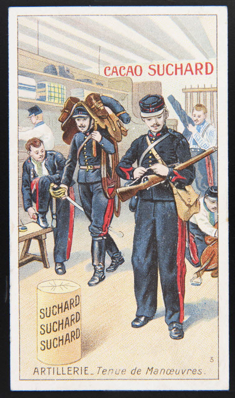 Suchard Philippe carte réclame chromo Neuchâtel 1880-1914 1996.40.268.1 Photo