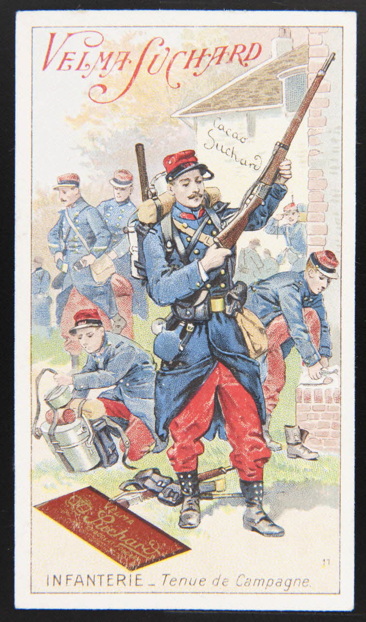 Suchard Philippe carte réclame chromo Neuchâtel 1880-1914 1996.40.268.6 Photo