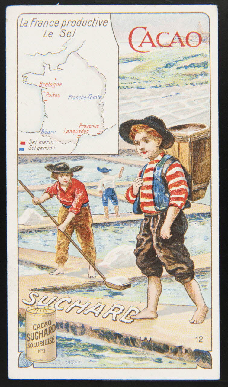 Suchard Philippe carte réclame chromo Neuchâtel 1880-1914 1996.40.270.12 Photo