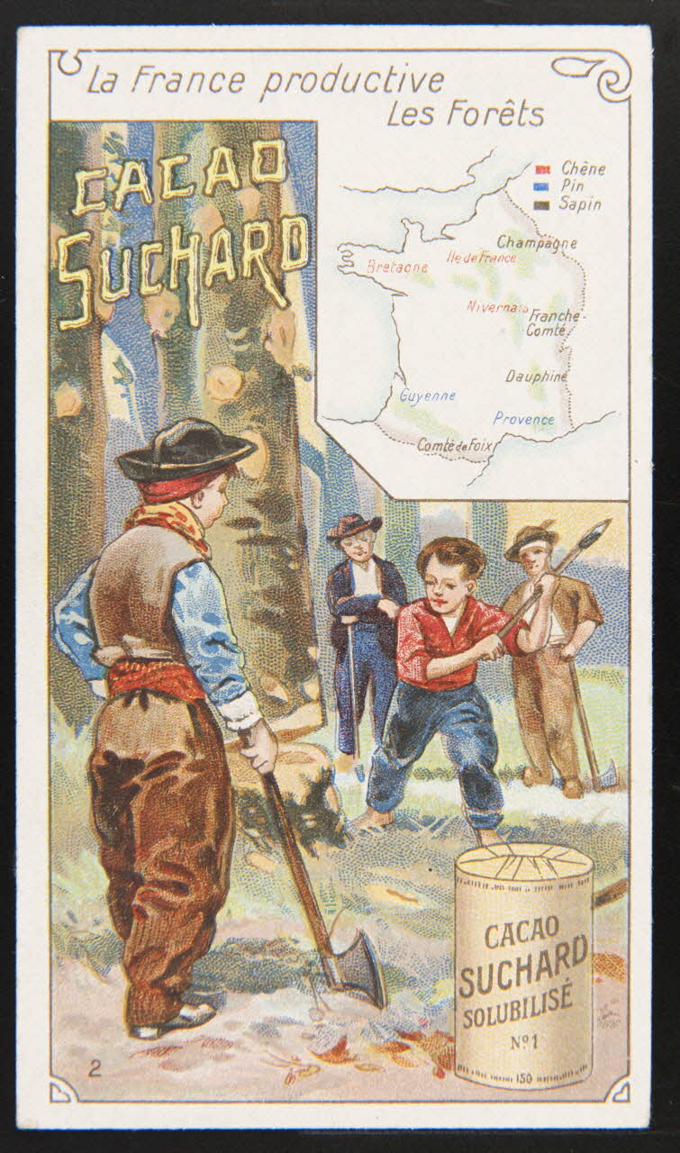 Suchard Philippe carte réclame chromo Neuchâtel 1880-1914 1996.40.270.2 Photo