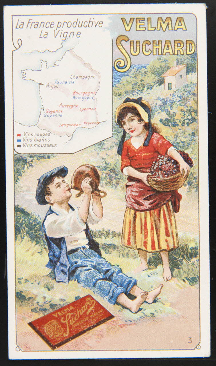 Suchard Philippe carte réclame chromo Neuchâtel 1880-1914 1996.40.270.3 Photo