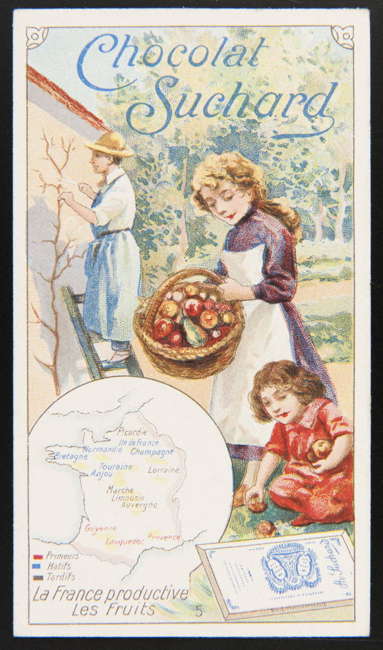 Suchard Philippe carte réclame chromo Neuchâtel 1880-1914 1996.40.270.5 Photo