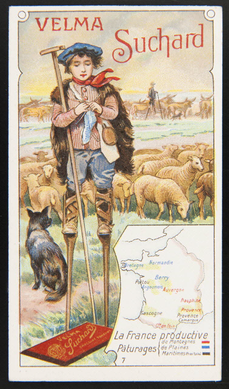 Suchard Philippe carte réclame chromo Neuchâtel 1880-1914 1996.40.270.7 Photo