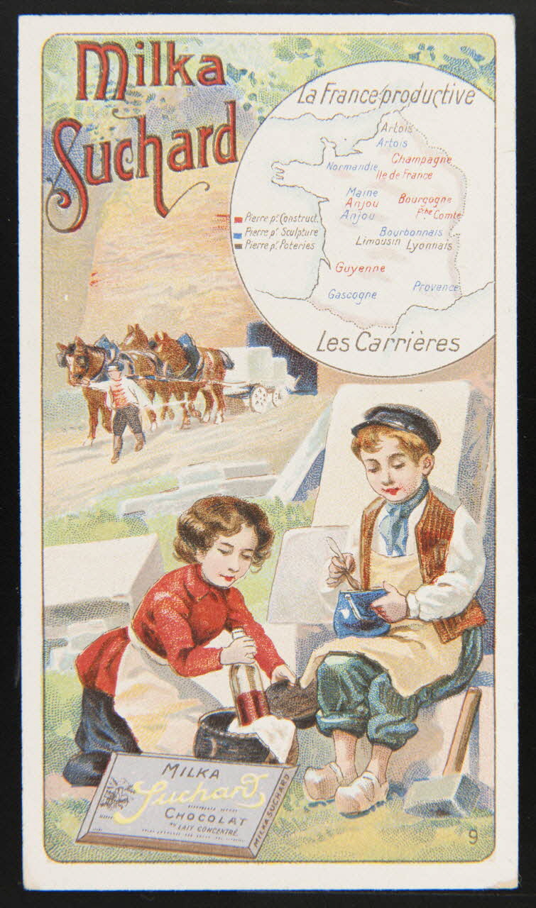 Suchard Philippe carte réclame chromo Neuchâtel 1880-1914 1996.40.270.9 Photo