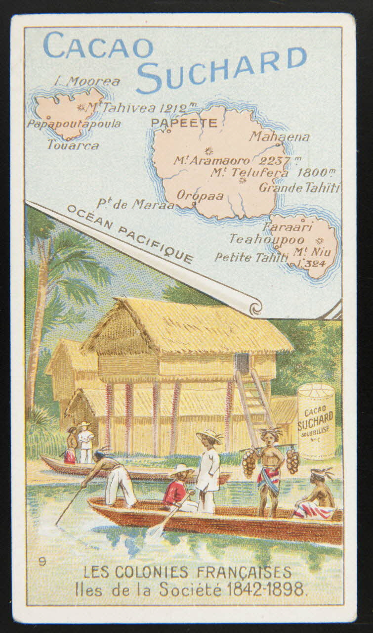 Suchard Philippe carte réclame chromo Neuchâtel 1880-1914 1996.40.279.4 Photo (c) Mucem