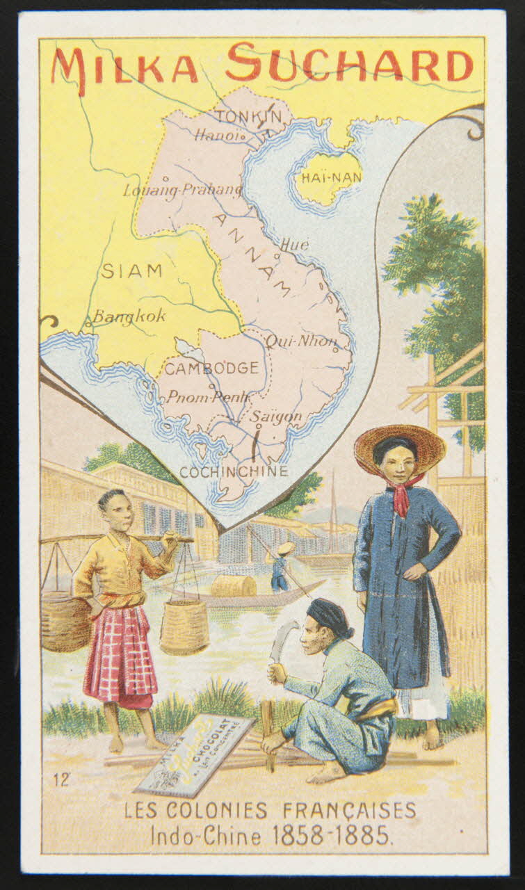 Suchard Philippe carte réclame chromo Neuchâtel 1880-1914 1996.40.279.5 Photo