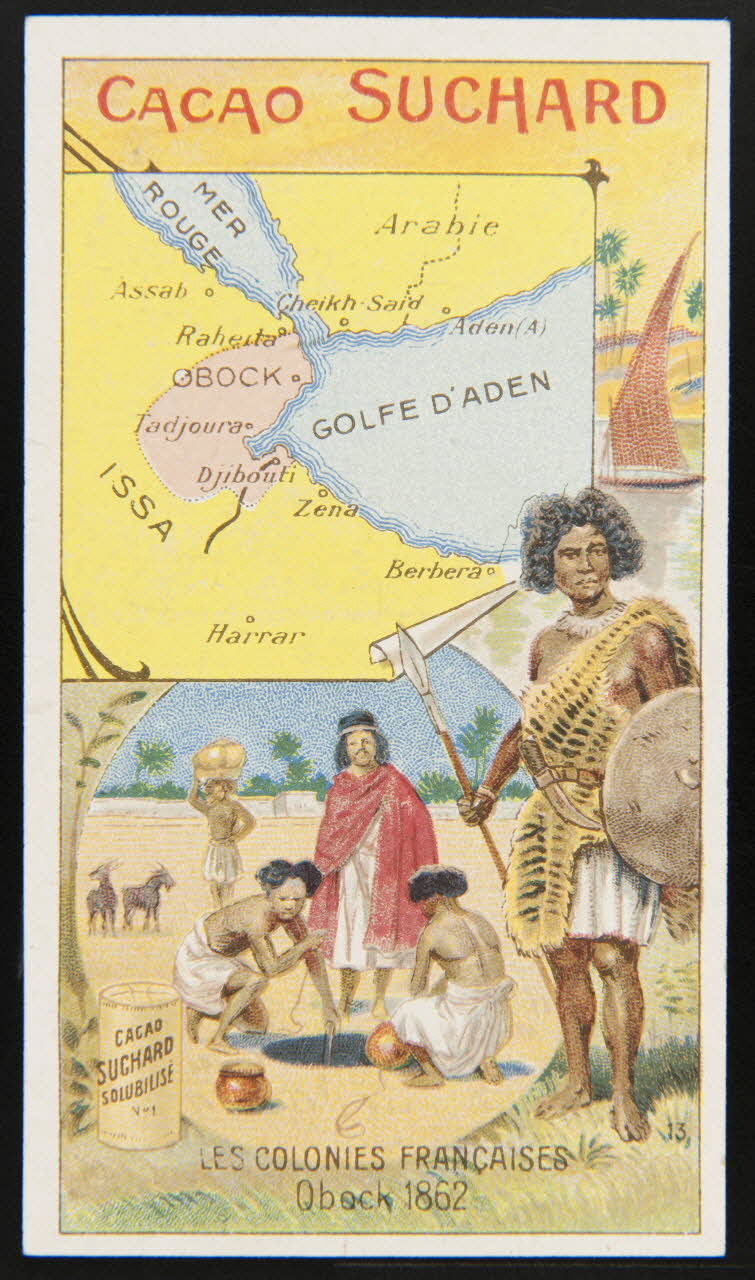 Suchard Philippe carte réclame chromo Neuchâtel 1880-1914 1996.40.279.6 Photo